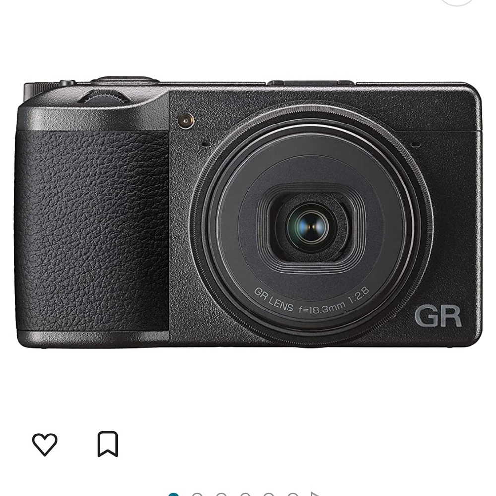 Ricoh GR III Digital Compact Camera, 24mp, 28mm F 2.8 Lens with Touch Screen LCD